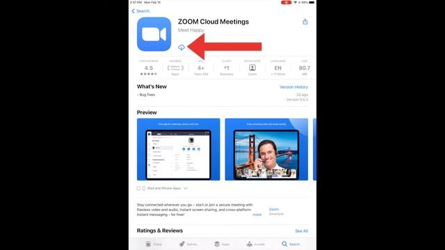 iPad: Downloading the Z O O M App смотреть онлайн