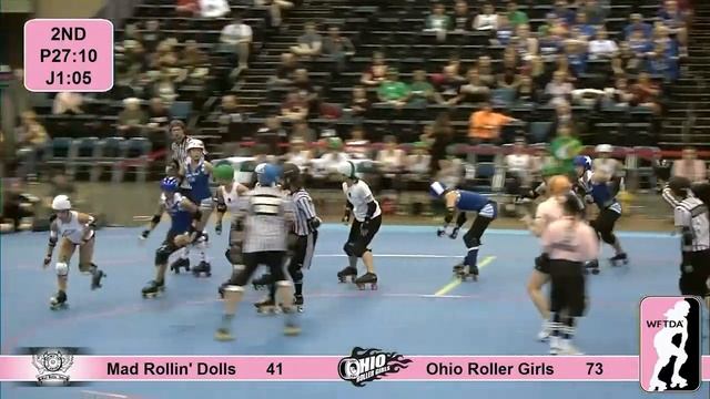 Mad Rollin’ Dolls vs Ohio Roller Girls 2011 North Region Playoffs Game 13 смотреть онлайн