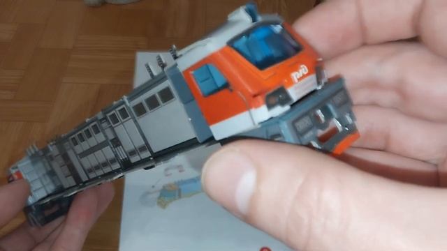 Электровоз ЭП20 Умная бумага обзор и сборка