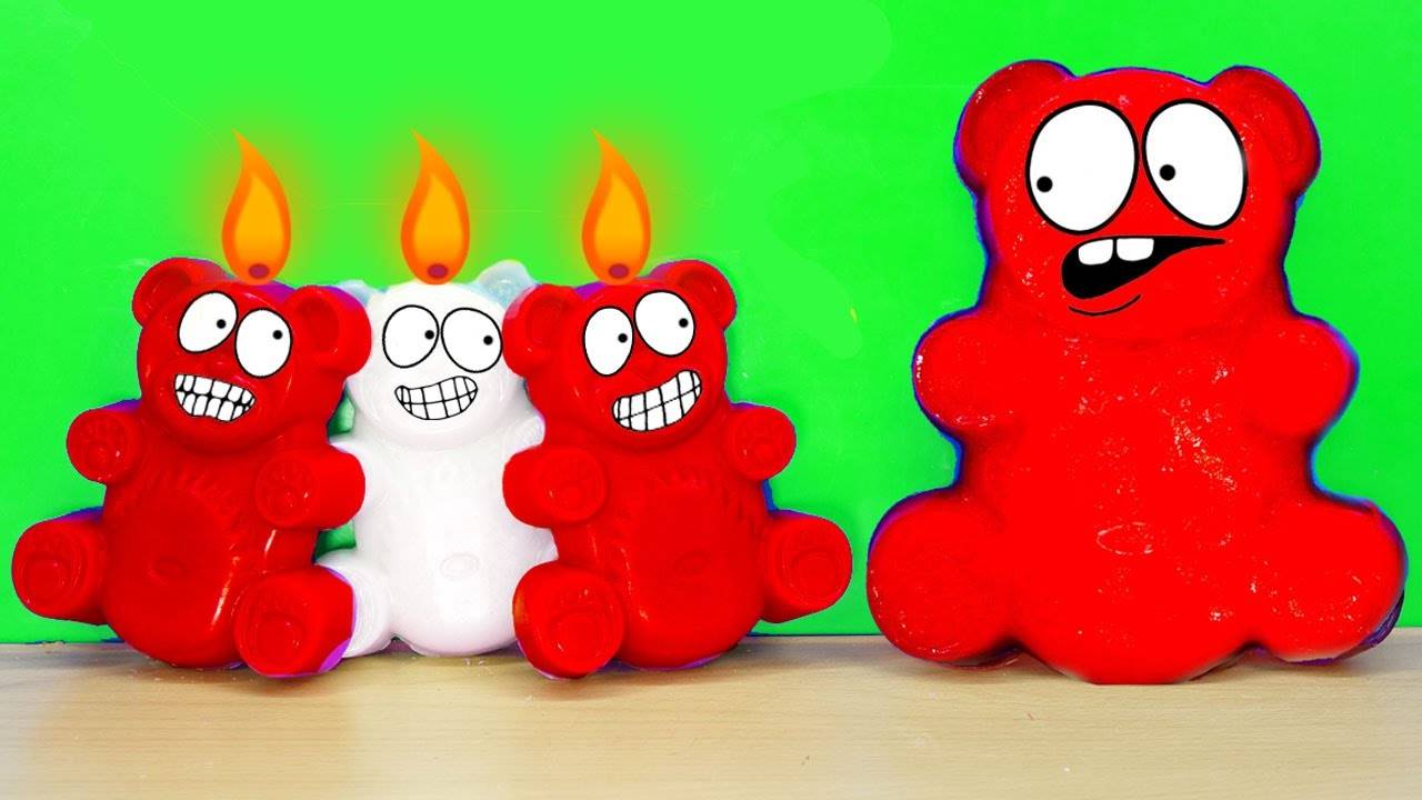 Желейный медведь Валера и медве -свечка смотреть онлайн