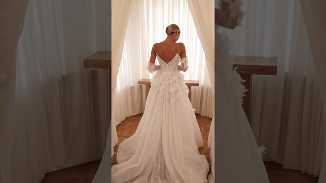 Свадебное платье Астильба из коллекции «Цветочная феерия» 2025 от бренда Anna Kuznetcova