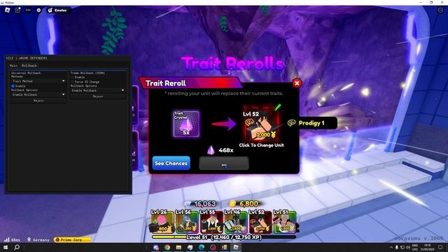 Anime Defenders Script GUI / HACK & SCRIPT | ROLLBACK & DUPE SCRIPT INF GEMS MACRO & AUTOFARM