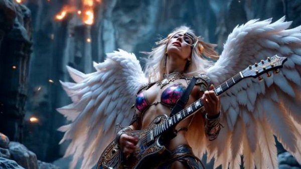 🔥 Angelic Metal_ Women Angels Metal 🤘✨