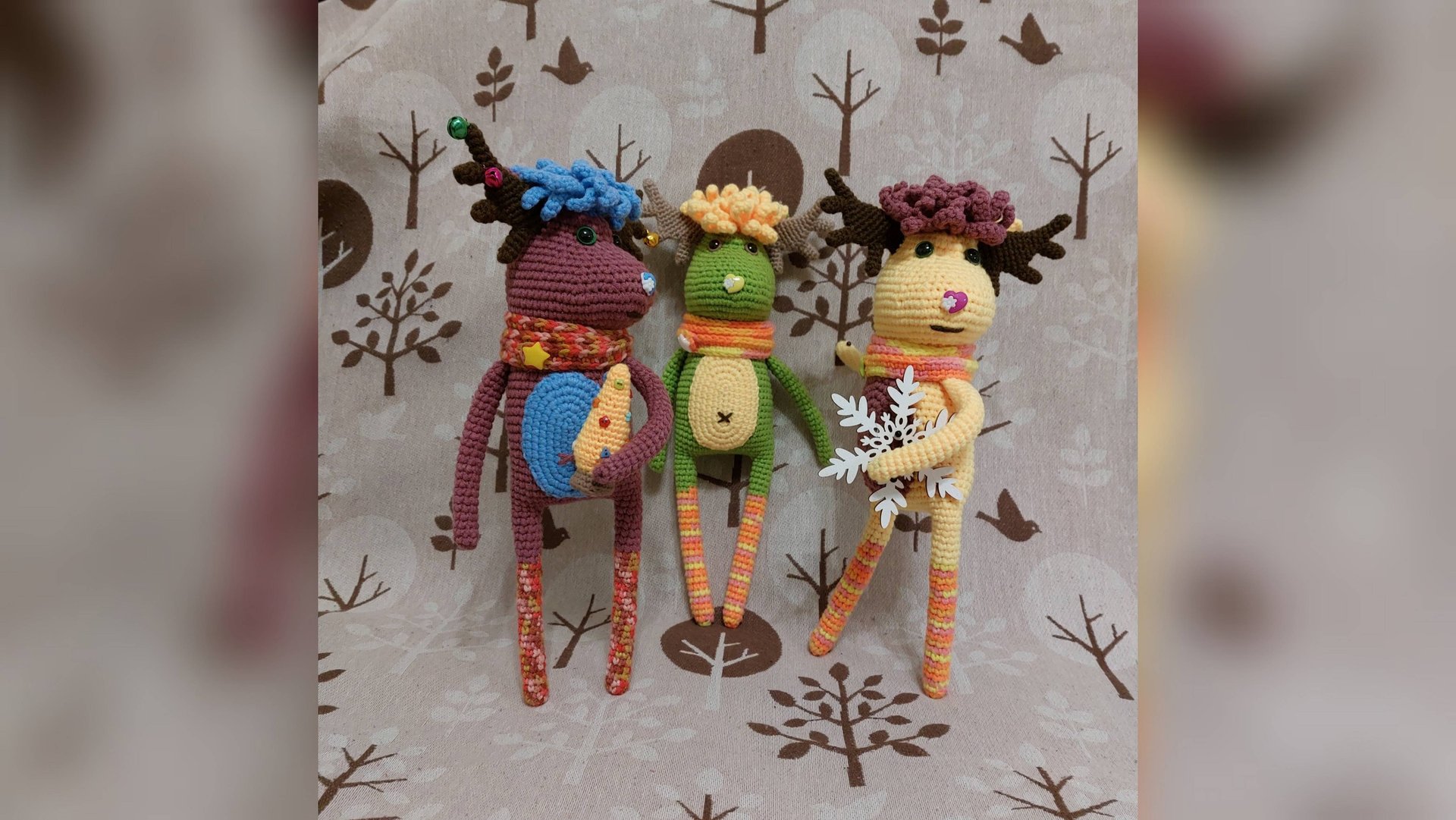 Лось (видеообзор) Вязание крючком смотреть онлайн