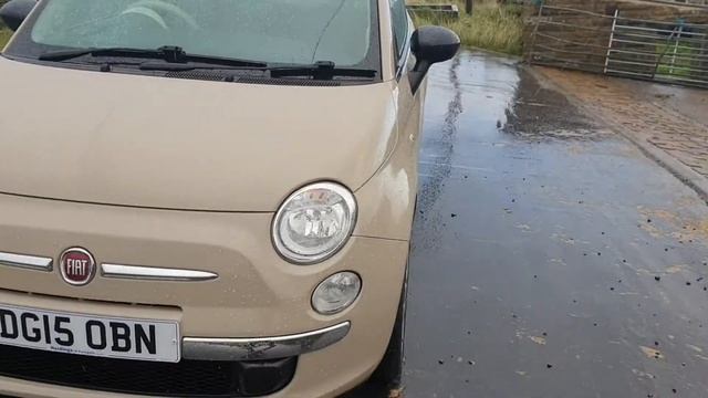 Fiat 500 Cult 1.2 2015 in Cappuccino Brown смотреть онлайн