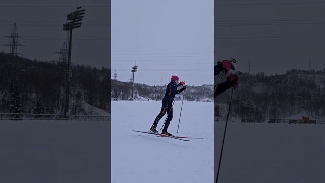 положение корпуса- это базис конькового хода #лыжи смотреть онлайн