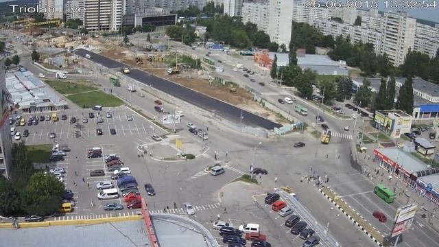 Triolan.Live - Харьков, станция метро "Победа" (26-06-2015) смотреть онлайн