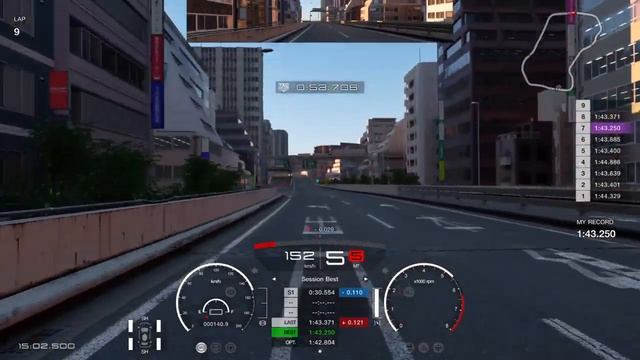 GT Sport - Honda Fit @ Tokyo  1:43.199