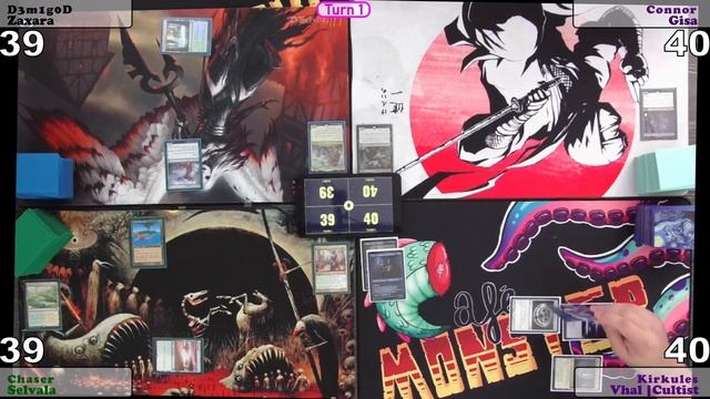 AmateurHourMTG Game 18 Selvala Vs Zaxara Vs Gisa Vs Vhal | Cultist CEDH