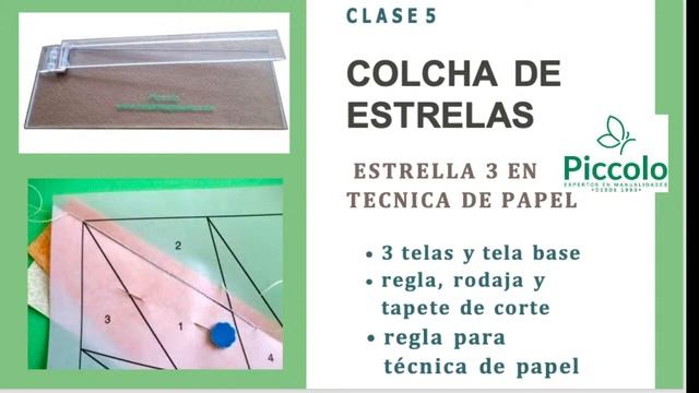 Presentacion Curso de Estrellas en Patchwork con Piccolo смотреть онлайн