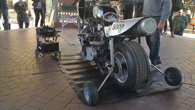 5000CC Merlin Powered Bike Start & Rev