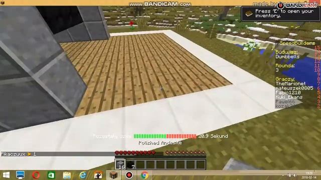 Minecraft Speed Builders #1 смотреть онлайн