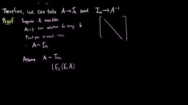 [Linear Algebra] Elementary Matrices and Inverse Algorithm смотреть онлайн