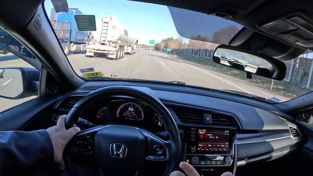 2021 Honda Civic Sport Hatchback Manual POV Test Drive/Review