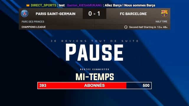 PSG - FC Barcelone (Champions League / 1/4 de finale aller) Commenté / no streaming! смотреть онлайн