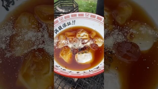 Teriyaki Chicken Udon【Camping Food】#shorts