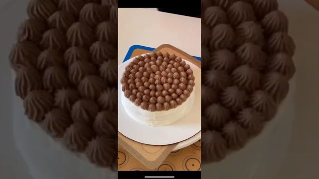 Chocolate Mille Crepe Cake Decorating | Cashew Cakery #short смотреть онлайн