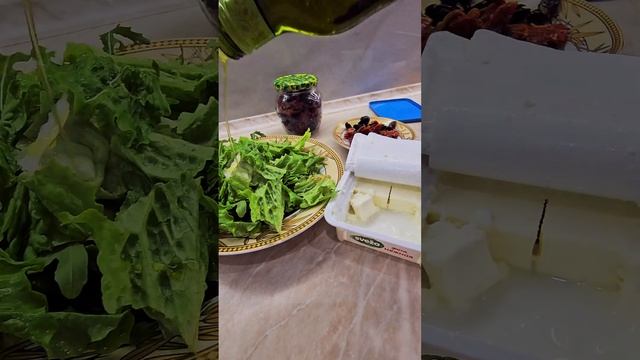 Салат с вялеными помидорами. #вкусная заправка для салата смотреть онлайн