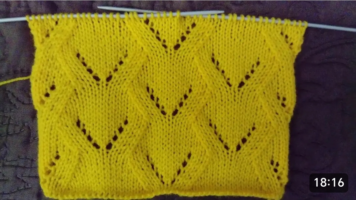 ВЯЖЕМ СПИЦАМИ УЗОР "РОМБЫ" / ПОДРОБНЫЙ МАСТЕР КЛАСС смотреть онлайн