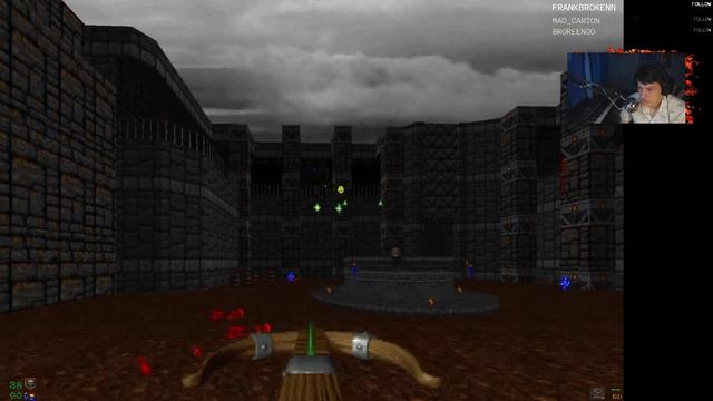 Проходим мод на игру Heretic Curse of D'Sparil на сложности Black Plague(5) без сохранений часть 2 смотреть онлайн