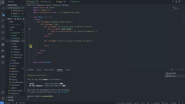 React webportfolio About Компонент #8 смотреть онлайн