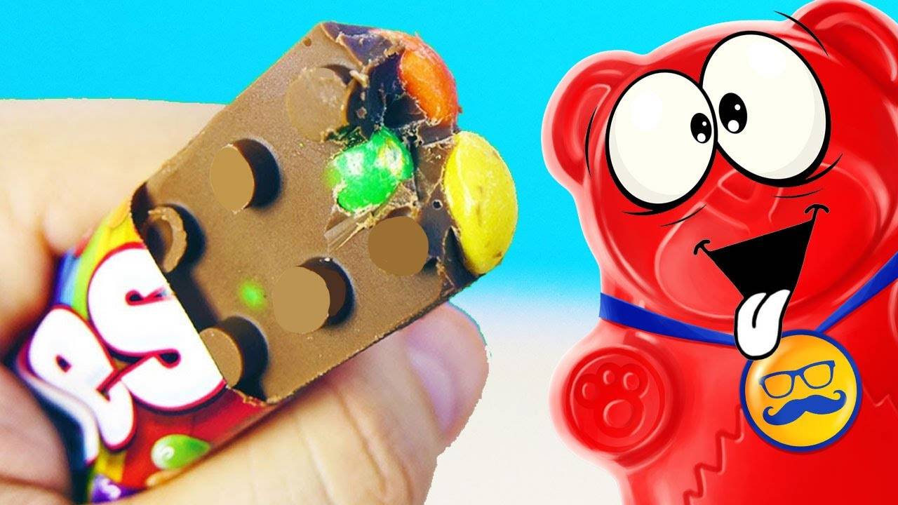 Сделал лего скитлс для желейного медведя Валеры смотреть онлайн