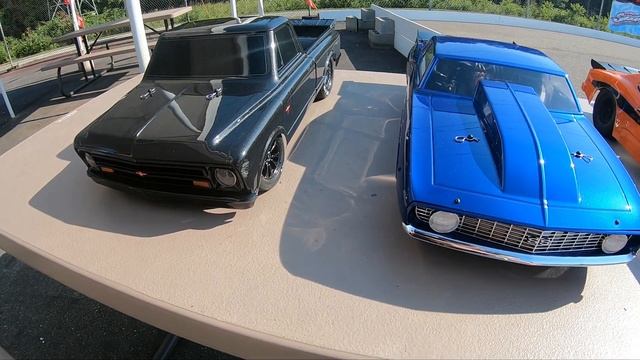 Losi 22s Camaro Vs Traxxas Drag Slash Vs Team Associated DR10  Pt.2