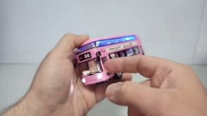 Детский металлический двухэтажный автобус «Лондонский автобус» со звуком и светом.
