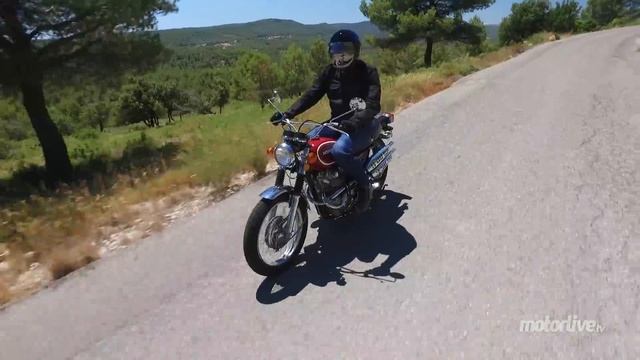 HONDA SCRAMBLER CL450 - 1972 | TEST RETRO смотреть онлайн