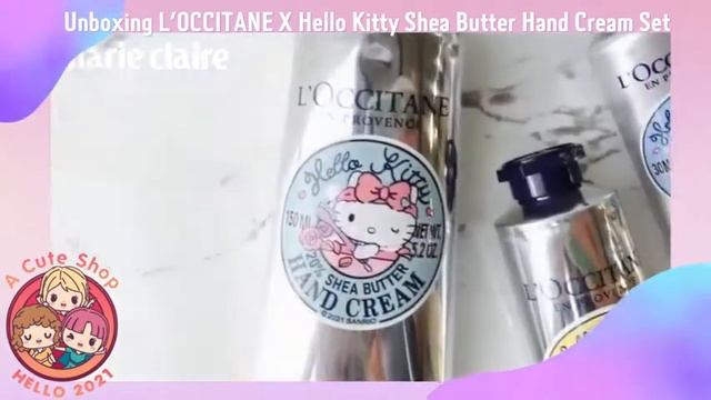 PRE-ORDER L’OCCITANE X Hello Kitty Limited Edition Packaging Of Shea Butter Hand Cream Family Set смотреть онлайн