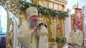 Слово митрополита Евгения 8 января 2025 в храме Рождества Христова города Екатеринбурга