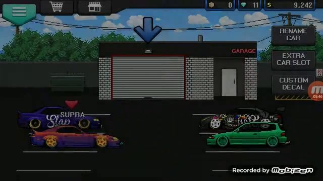 Pixel car racer/Rocket bunny toyota supra build смотреть онлайн
