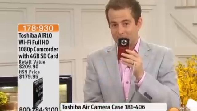 Toshiba Camileo AIR10 Wi-Fi Full HD 1080p Camcorder смотреть онлайн