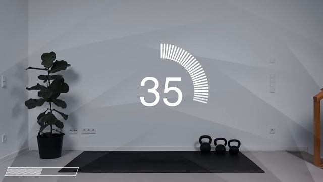 35 Min FULL BODY HIIT with KETTLEBELL (Intense & Compact Full Body Workout) смотреть онлайн