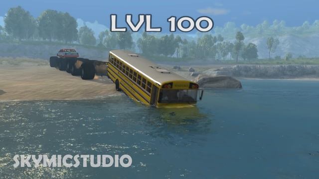 Level 1 Rookie vs. Level 100 Boss #2 - Beamng drive смотреть онлайн