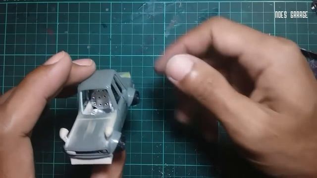 Datsun 510 bluebird hot wheels tooned - interior ✔ PART 2 [make the seat section]