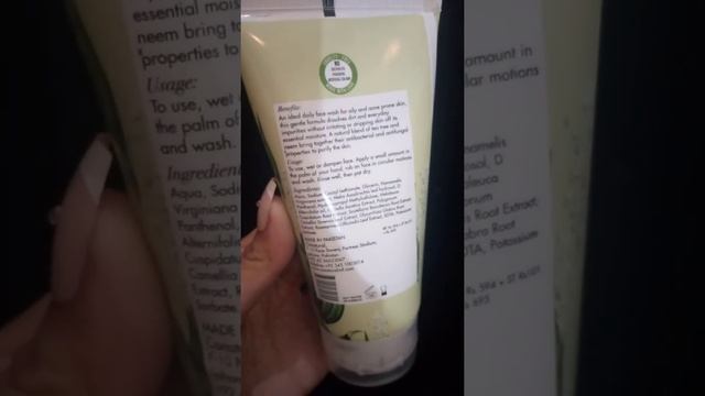 Conatural tea tree and neem face wash complete and honest review✨| acne prone and oily skincare смотреть онлайн