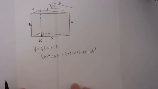 Volume and Surface Area of a Triangular Prism смотреть онлайн