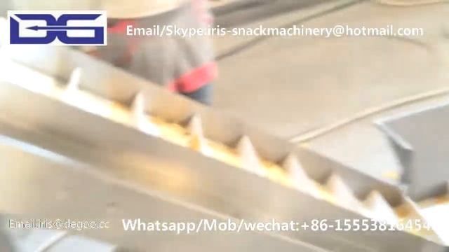 Corn Puff Tortilla Chips Extruder Machine/Round Doritors Chip Production Line смотреть онлайн
