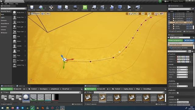 Road spline tool UE4 Zephyr смотреть онлайн