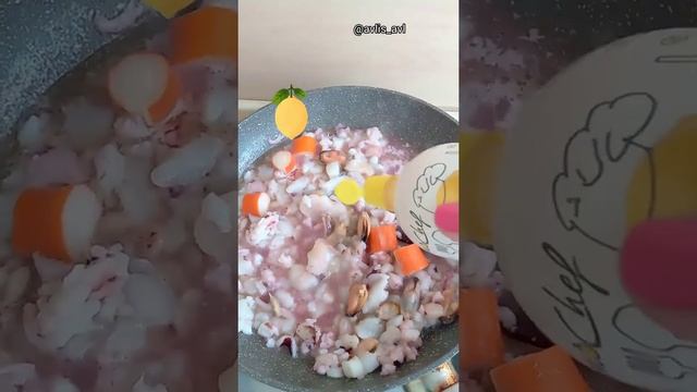🍚🦞Rice with seafood/risotto/рис с морскими продуктами смотреть онлайн