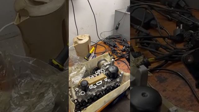Видео из цеха ремонта коробок VAG