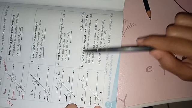 Sifat Sudut Dua Garis Sejajar Dipotong Garis Lain - Part I смотреть онлайн