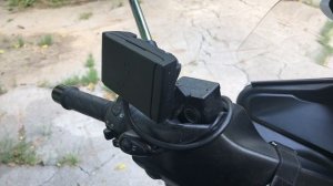 Suzuki Burgman 400 GPS mounting options