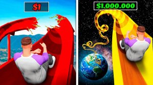 ПРОКАЧАЛ ВОДНУЮ ГОРКУ за $1 ДО ВОДНОЙ ГОРКИ за $1.000.000 в ГТА 5 ОНЛАЙН (GTA 5 ONLINE)