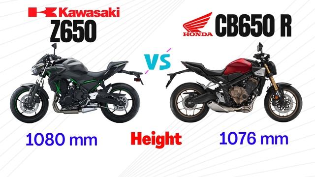 Kawasaki Z650 vs Honda CB650 R | Side by Side Comparison | Specs & Price | 2024 смотреть онлайн
