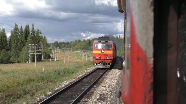 ТЭП70-0470 перегон Крепежная - Чинья-Ворык. смотреть онлайн