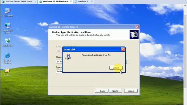 Backup windows XP computer смотреть онлайн