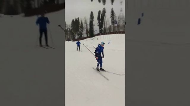 поехали отдыхать вкатка Чайковский 25.11 #коньковыйход #лыжи смотреть онлайн