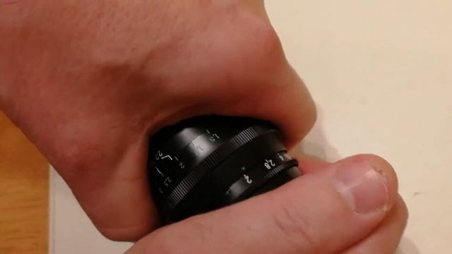 Lens Jupiter 8 aperture ring adjustment смотреть онлайн